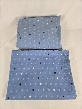 Circo Blue Star Fitted And Flat Sheet Set Twin